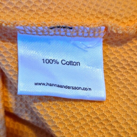 Hanna Andersson girls size 100 or 4 sleeveless yellow shirt VGUC - Picture 6 of 7
